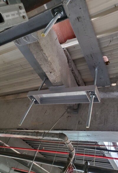 La balancelle de renfort est posée !